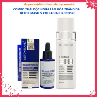 [Chính hãng]Bộ đôi thải độc dưỡng trắng da chống lão hóa Detoxblanc