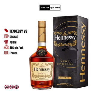 Rượu ngoại Cognac Hennessy VS dung tích 700ml nồng độ cồn 40%