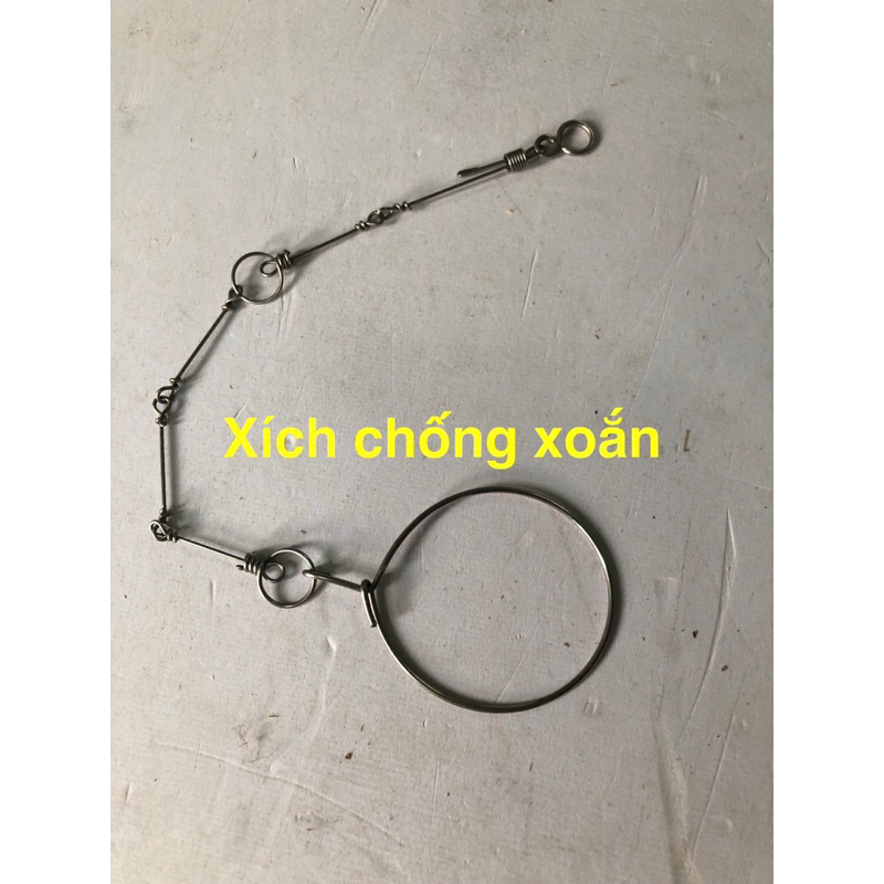 Xích Chân Vẹt Chống Xoắn dài 25 - 45 cm