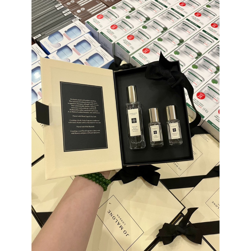 Set Trio Limited English Pear & Freesia 30ml + Wild Bluebell 9ml + Wood Sage & Sea Salt 9ml