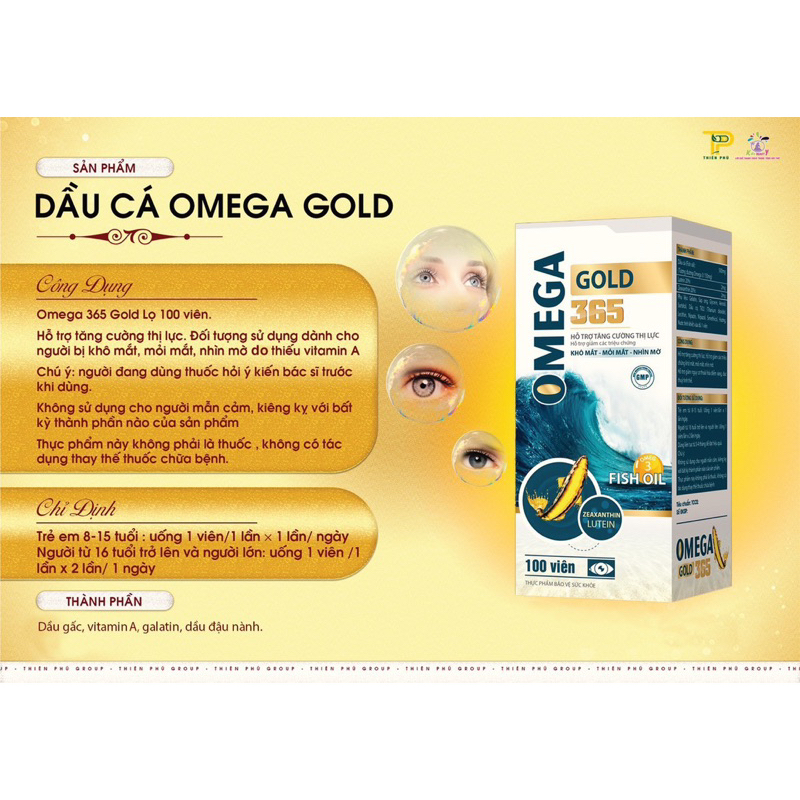 Bổ mắt Omega Gold 365