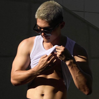 Áo ba lỗ nam FLOMAN ver1 tanktop thoáng mát chất liệu thun gân