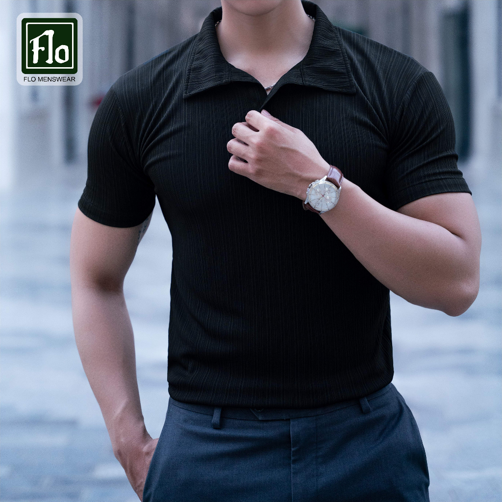 Áo polo nam Flo Menswear vesion3 thời trang, áo thun có cổ form body