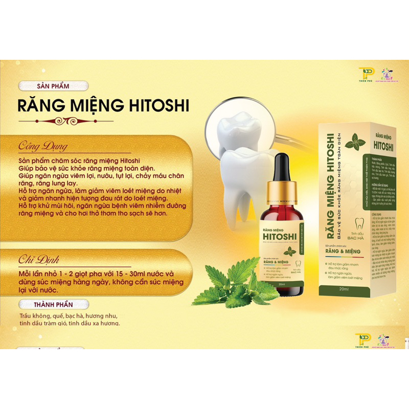 Tinh dầu răng miệng Hitoshi