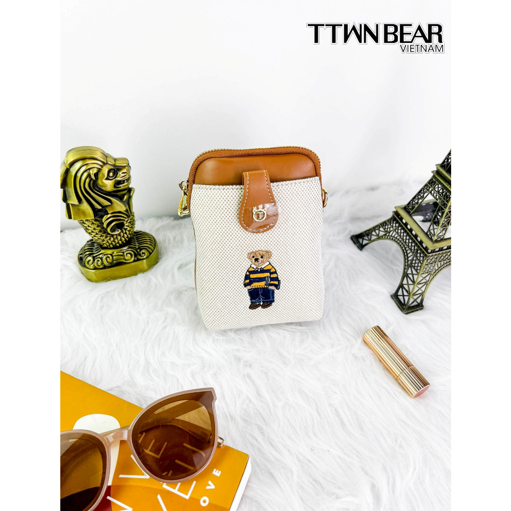 Ví TT2427 cầm tay nữ TTWN BEAR đẹp, sang trọng và chất lượng