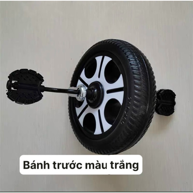 BX01-Bộ bánh xe cho xe đạp 3 bánh trẻ em thay thế