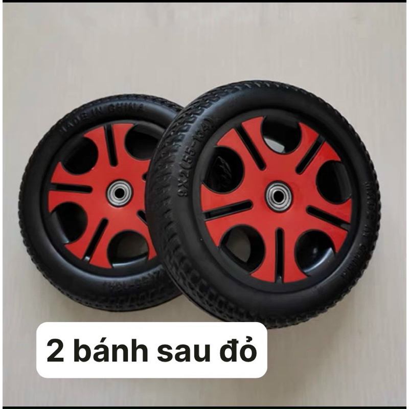 BX01-Bộ bánh xe cho xe đạp 3 bánh trẻ em thay thế