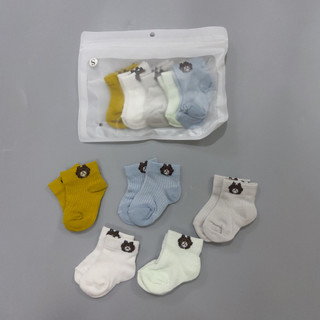 Set 5 đôi tất lưới, tất điều hòa cho bé 0~6month
