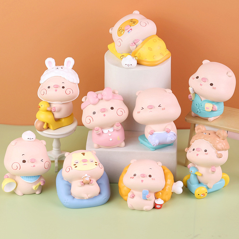 1 Mô hình Heo Piyo & Yopi Home