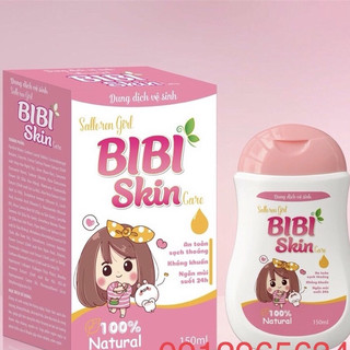 Dung dịch vệ sinh bé gái salloren girl bibi skin care 150ml dành cho bé từ 1 tuổi trở lên