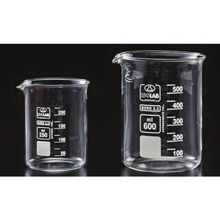 Cốc thuỷ tinh chia vạch thấp thành Isolab 2000ml / 5000ml