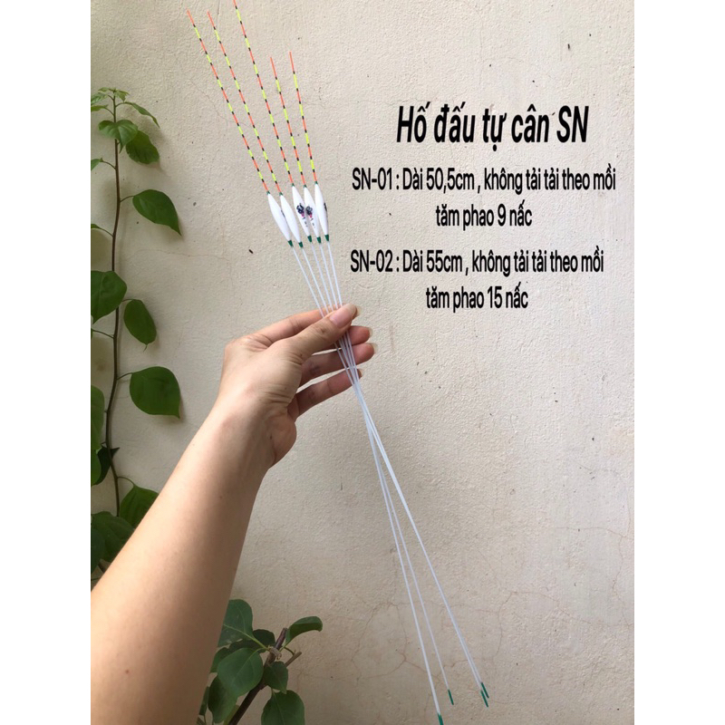 Phao hố đấu nano cao cấp_tự cân không chì,tín nhạy,nổi nhẹ_3 mã phao TT