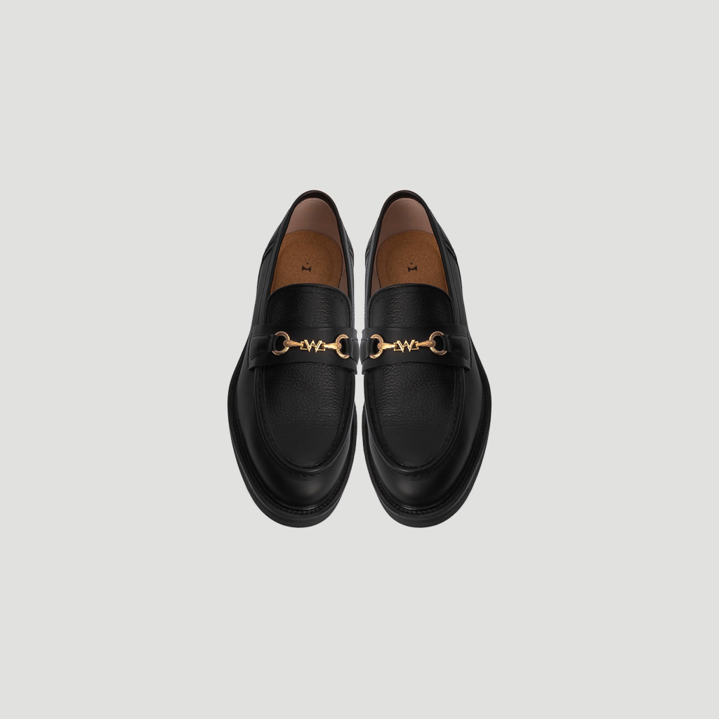 Giày Lười Nam Nữ THEWOLF SEAN MODERN LOAFER - Full Đen