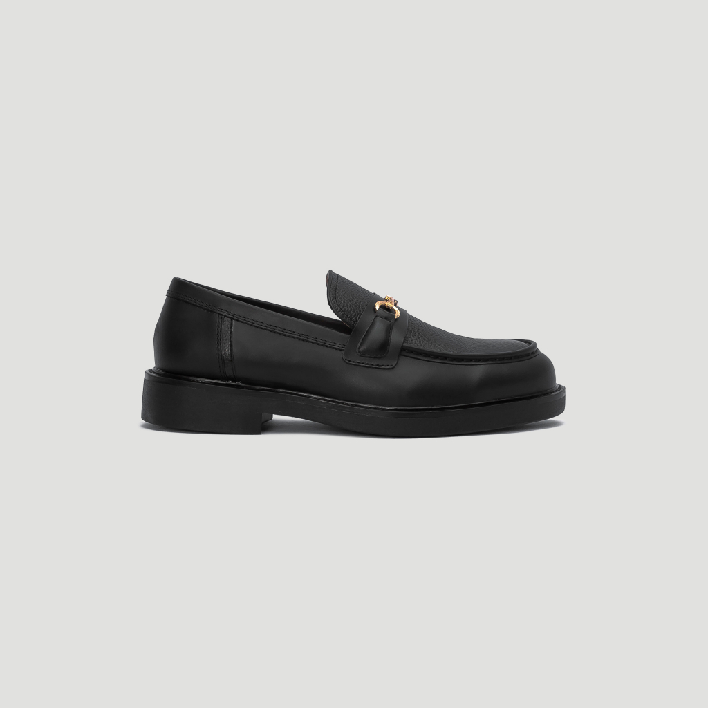 Giày Lười Nam Nữ THEWOLF SEAN MODERN LOAFER - Full Đen