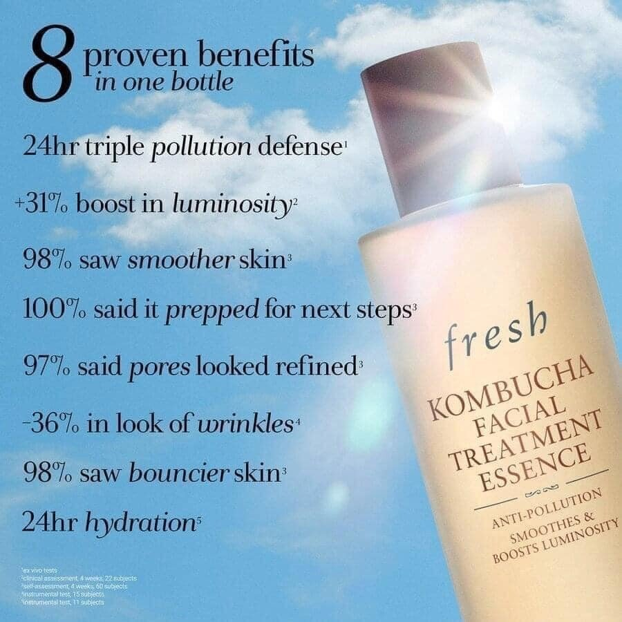 Nước Thần trẻ hóa da chiết xuất trà đen FRESH BLACK TEA KOMBUCHA - Fresh Trà Đen