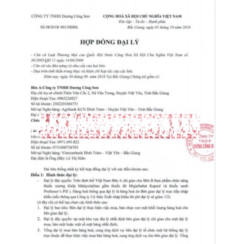 Viên uống khớp malaysia hộp 20 ống x 2 viên