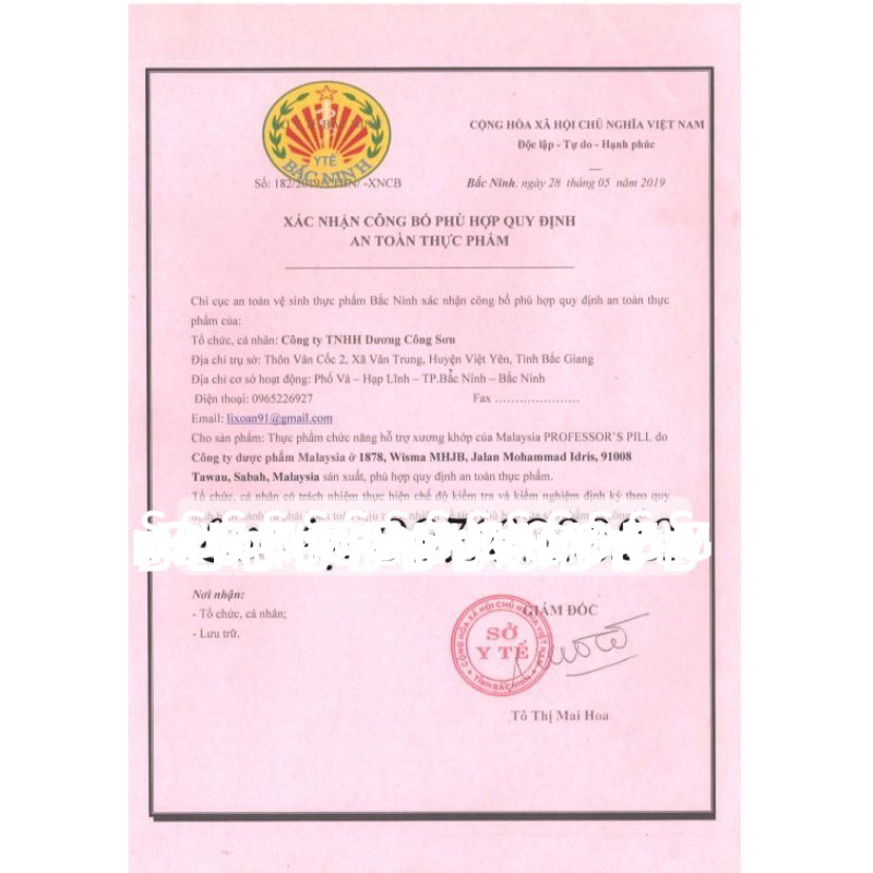 Viên uống khớp malaysia hộp 20 ống x 2 viên