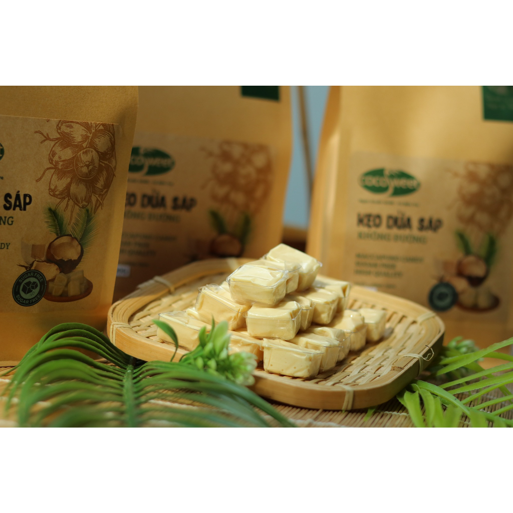 Kẹo dừa sáp không đường - Đặc sản Bến Tre