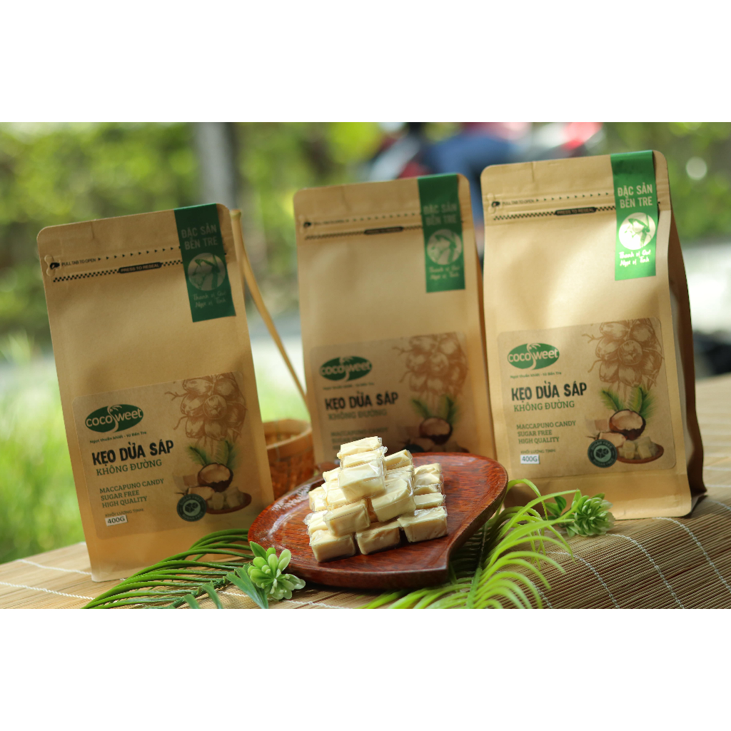 Kẹo dừa sáp không đường - Đặc sản Bến Tre