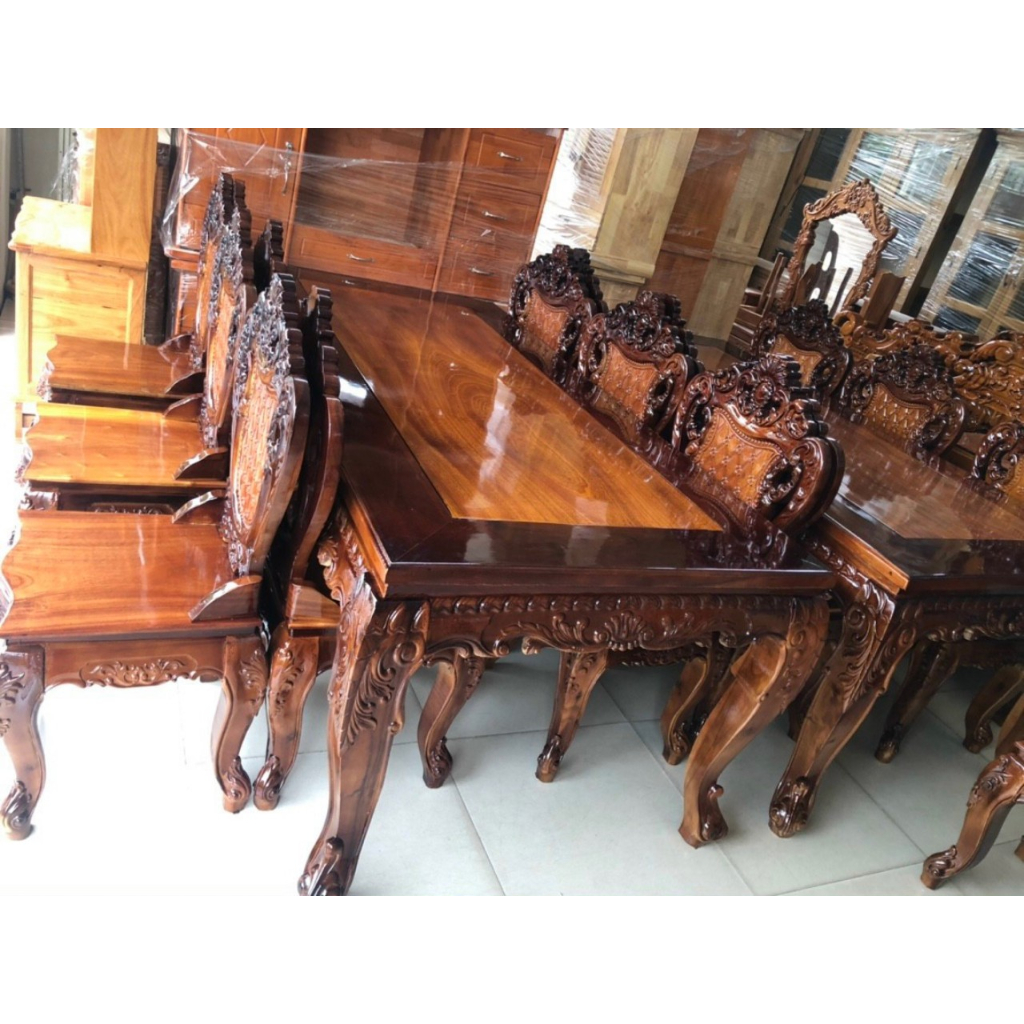 Bộ salon Lus tràm 8 ghế kiểu nhật 2 trong 1-Bộ bàn ghế gia đình Việt v4f(FREESHIP 80 KM )