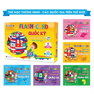 Flashcard cờ các nước, quốc kỳ các quốc gia trên thế giới - flashcard song ngữ tiếng anh, tiếng việt cho bé - orgavil