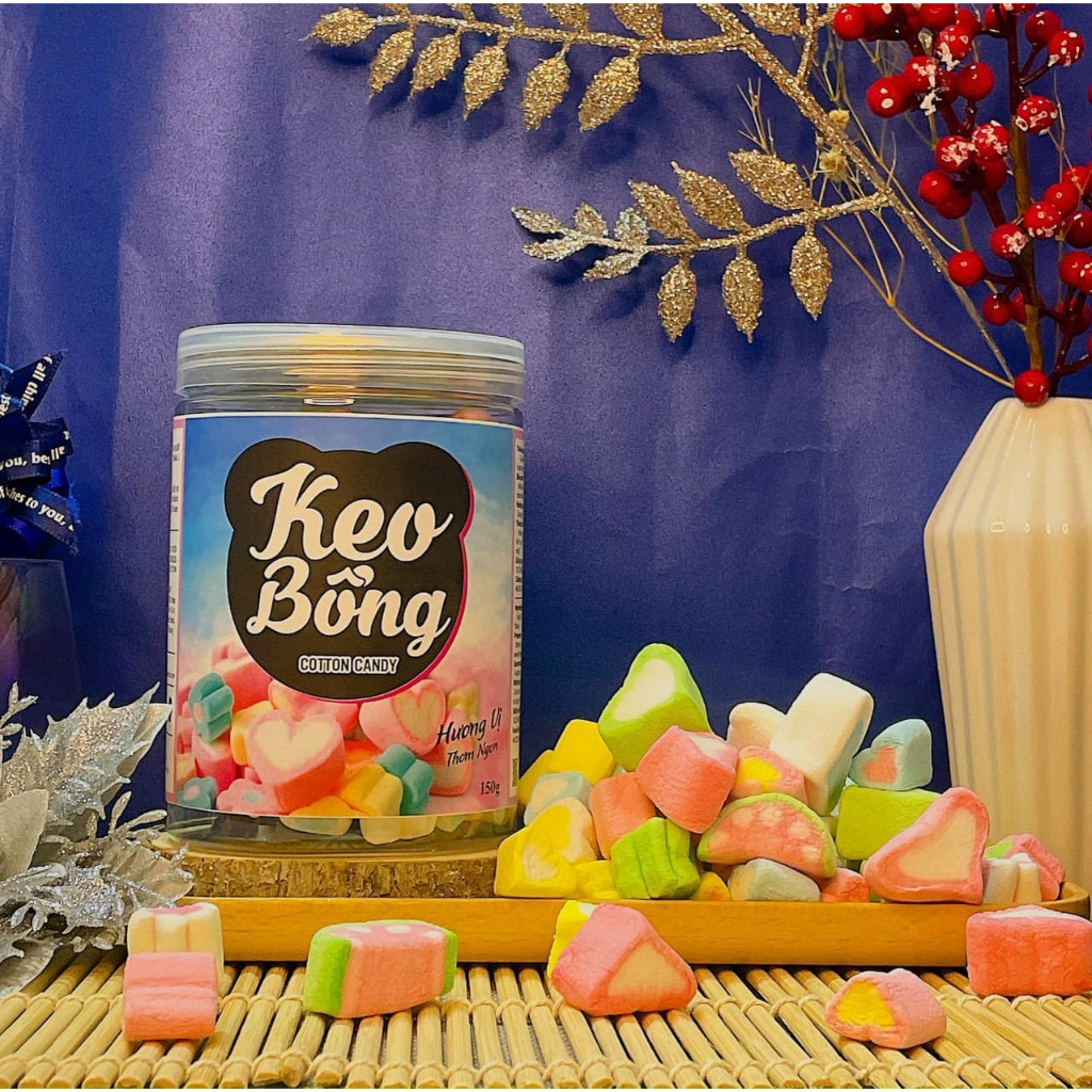 Kẹo Bông Sữa Marshmallow 250g 𝐅𝐫𝐞𝐞𝐒𝐡𝐢𝐩  Bé Trùm Food Kẹo bông gòn