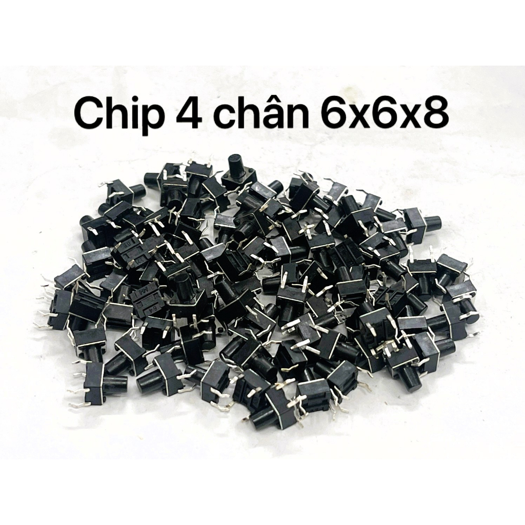 Combo 50 công tắc chíp nhấn 4 chân