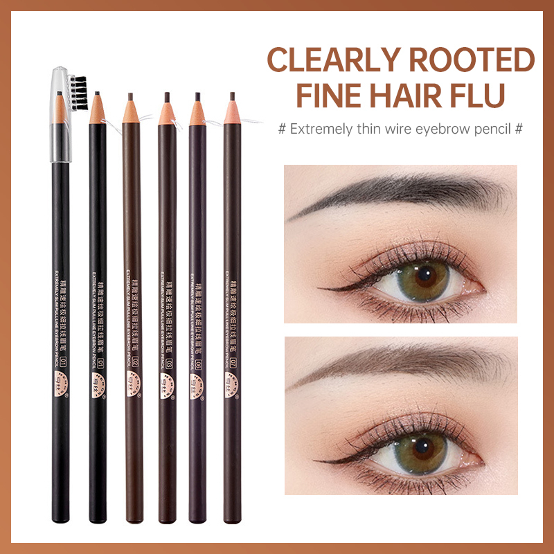 ✨✨Bút Chì Kẻ Lông Mày Sợi Mảnh 2mm Không Thấm Nước Và Không Gây Chóng Mặt HENGSI