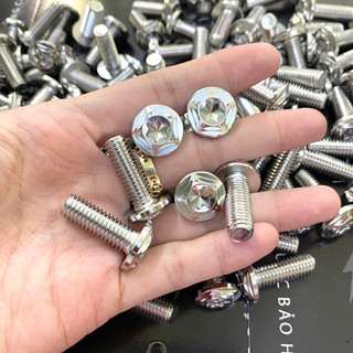 Ốc đĩa 8li mẫu sao chuẩn inox 304 chuyên bắt đĩa các dòng xe