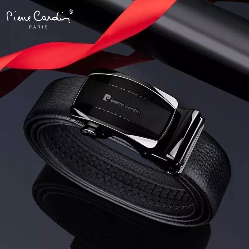 Thắt Lưng Nam Da Bò Thật 100% Cao Cấp Hàng Hiệu Pierre Cardin Dây Nịt Nam Cao Cấp PD111 Hộp Gỗ Làm Quà Tặng, Quà Biếu