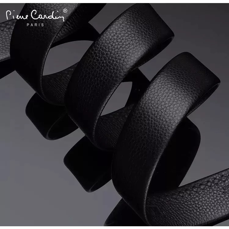 Thắt Lưng Nam Da Bò Thật 100% Cao Cấp Hàng Hiệu Pierre Cardin Dây Nịt Nam Cao Cấp PD111 Hộp Gỗ Làm Quà Tặng, Quà Biếu