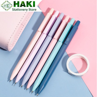 Bút chì bấm vỏ pastel HAKI, bút chì kim ngòi 0.5mm dụng cụ văn phòng phẩm B59