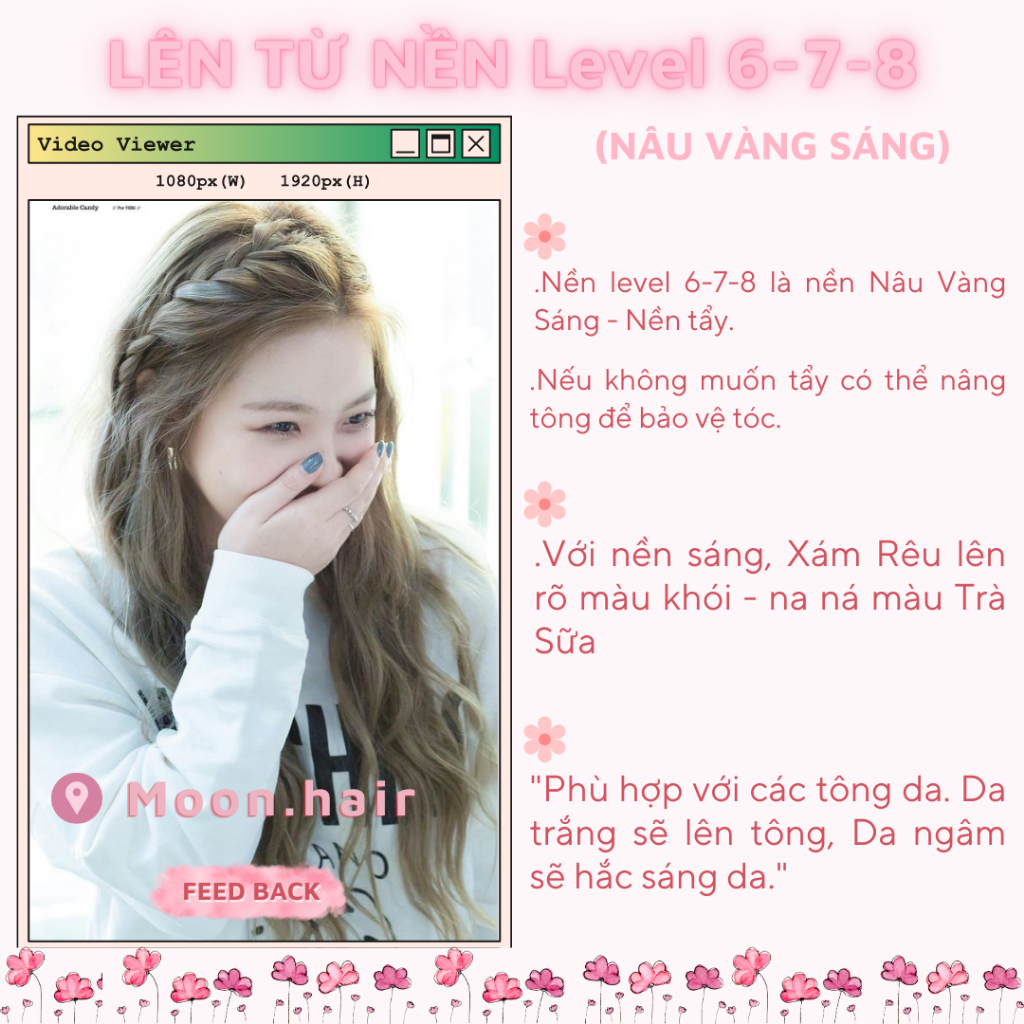 Thuốc nhuộm tóc Xám Rêu | Tặng Oxy, vitaminE, bao tay, mũ trùm | Xanh Lá