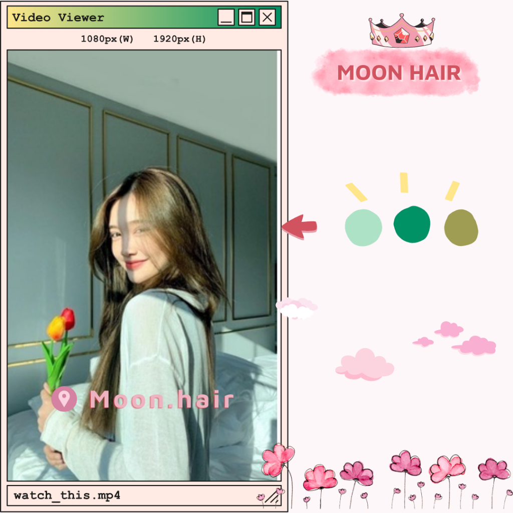 Thuốc nhuộm tóc Xám Rêu | Tặng Oxy, vitaminE, bao tay, mũ trùm | Xanh Lá