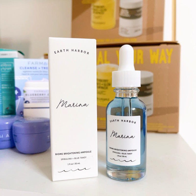 Tinh chất dưỡng sáng da EARTH HARBOR NATURALS Marina Biome Brightening Ampoule