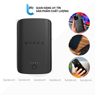 Sạc Dự Phòng Không Dây Từ Tính HyperJuice Magnetic Wireless 5000mAh Cho IP 12/13/14