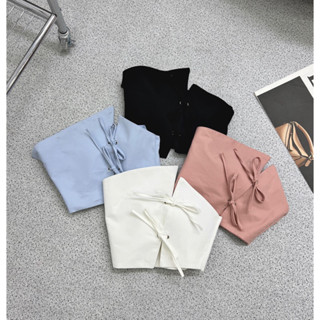  Áo quây nơ thắt chéo Samhyewear 