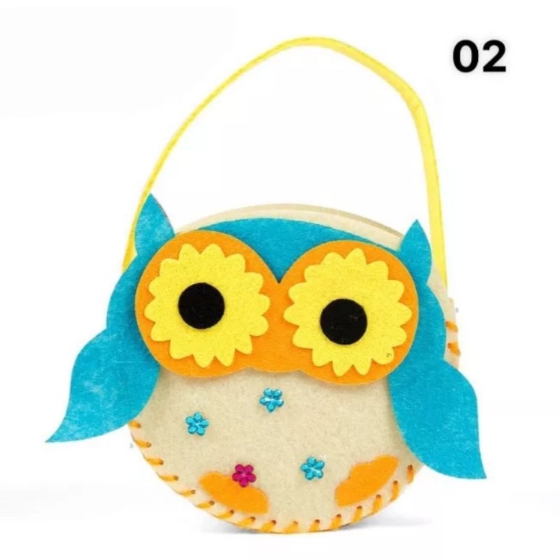 Túi băng vải nỉ  có  chi tiết rời  giúp trẻ rèn kỹ năng cơ bản