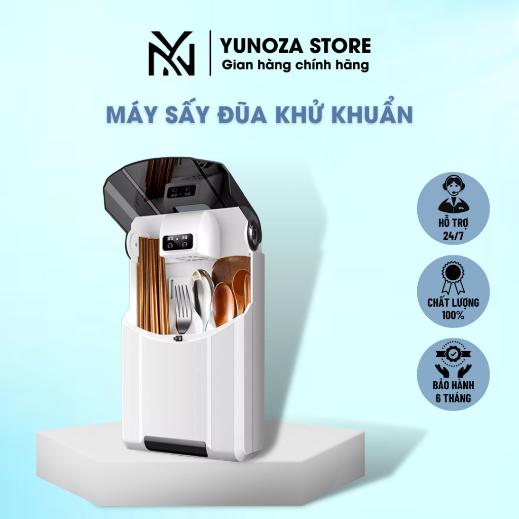 Máy Khử Trùng Đũa Thìa Bằng Tia UV Diệt Khuẩn - Máy Sấy Đũa Ngăn Nấm Mốc Bảo Vệ Sức Khỏe Gia Đình 2023