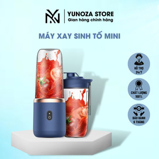 Máy Xay Sinh Tố Cầm Tay Đa Năng Chất Lượng Cao Sạc USB Tiện Lợi Kèm Nắp Mới Nhất