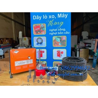 123... máy thông tắc cống lò xo gq 150 công suất 1800w cho dây phi 8 , chuyên dụng