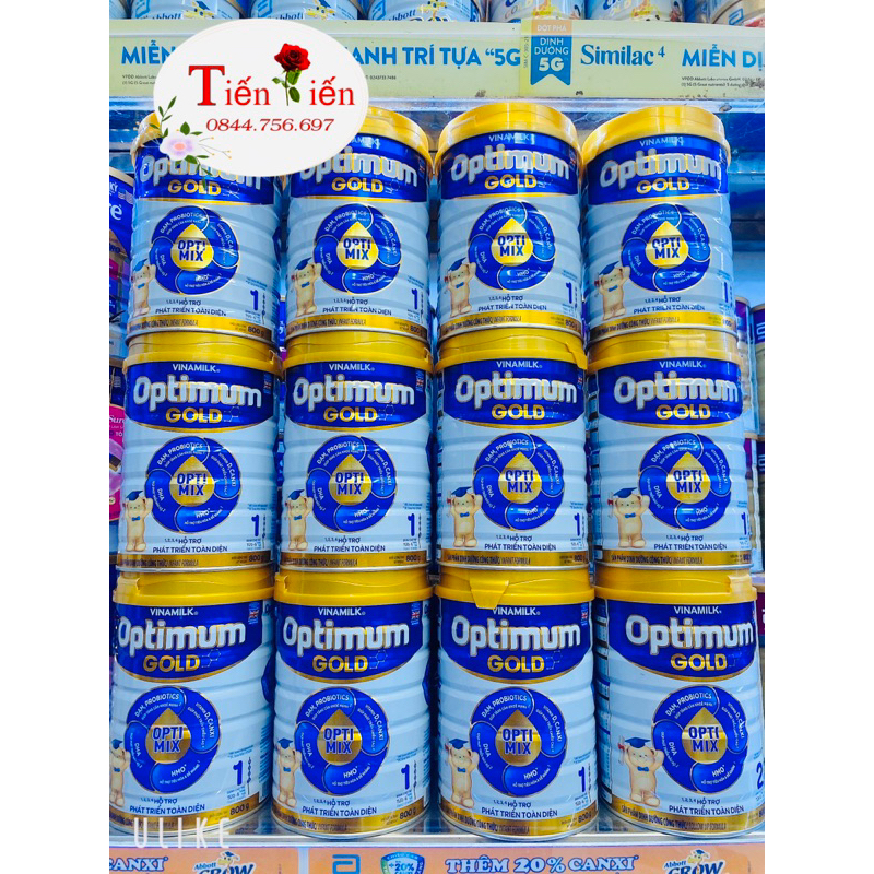 Sữa Optimum Gold 1, 800g, 0 - 6 tháng tuổi