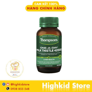 Viên uống thải độc gan thompson’s milk thistle 42000.