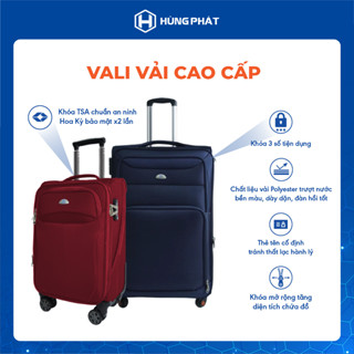 Vali Vải Cao Cấp Hùng Phát 033 Hàng Chính Hãng Tiêu Chuẩn Xuất Khẩu - Tổng kho Vali Hùng Phát
