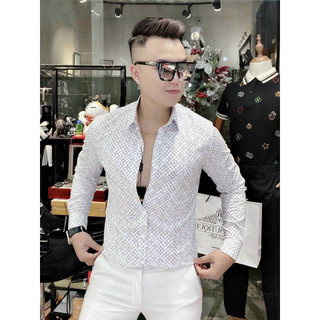 ⚡️xả hàng⚡️ áo sơ mi nam nữ trắng đen dài tay thêu chữ vải lụa trơn cao cấp phong cách công sở trẻ trung form body sl