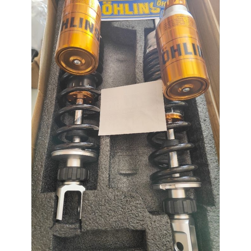 {Tăng chỉnh thật} Phuộc Sau Ohlins bình dầu gắn Airblade (AB) Nouvo 4 5 6 NVX PCX Sh ý PS Dylan xe điện Feliz