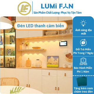 Đèn cảm biến,Đèn LED thanh cảm biến chuyển động ECOFAN trang trí nội thất, nhiều size ,Đèn cảm ứng
