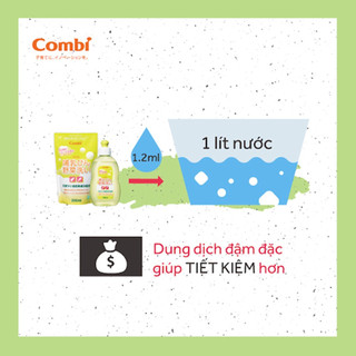 Rửa bình combi chính hãng cho bé