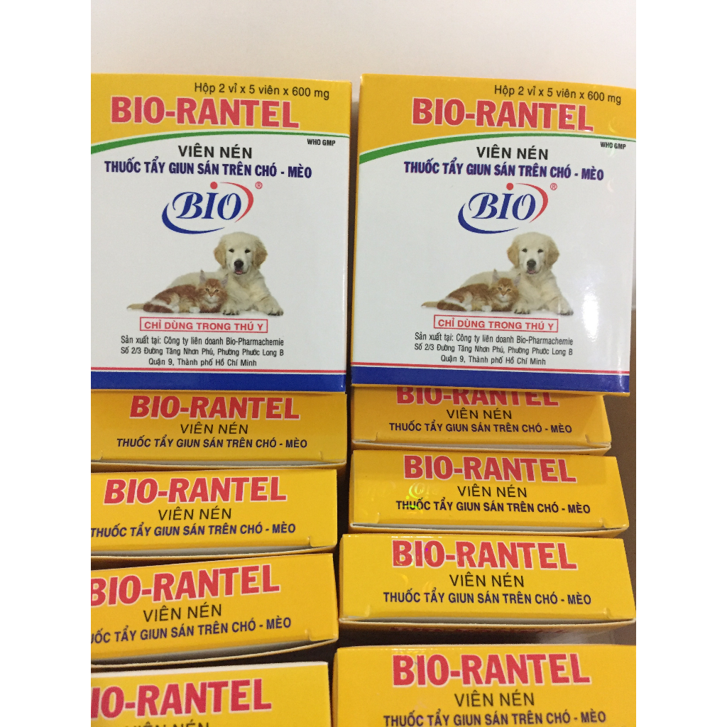 10vien RanteoBio-Pharmachemie tay giu_n chó mèo