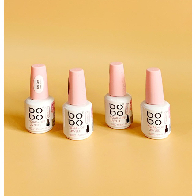 Sơn gel BoBo trắng đen sữa gạo